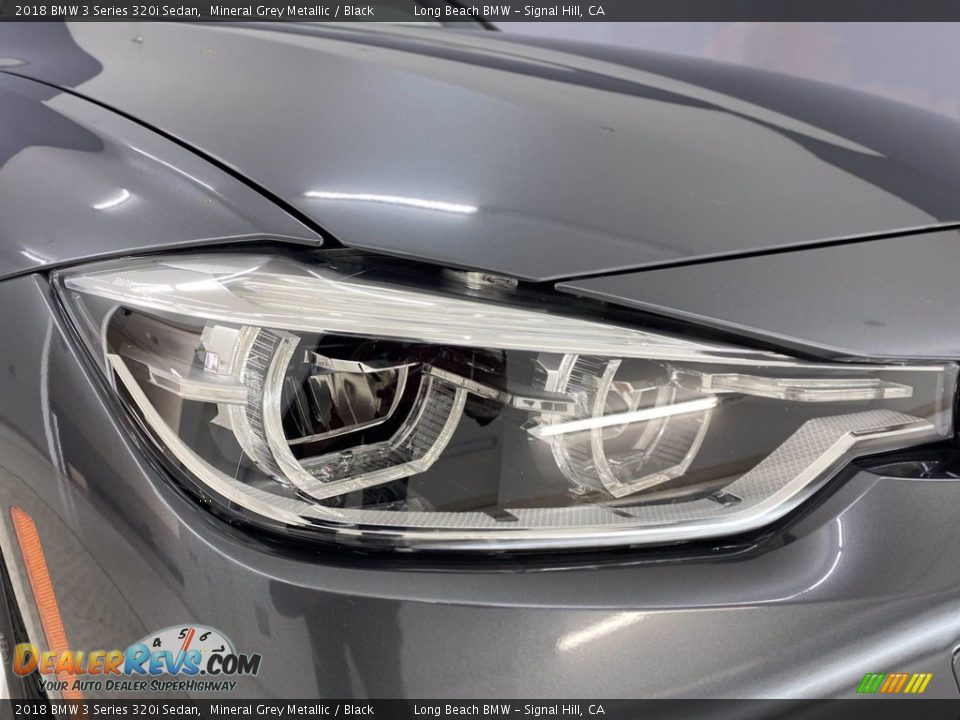 2018 BMW 3 Series 320i Sedan Mineral Grey Metallic / Black Photo #7