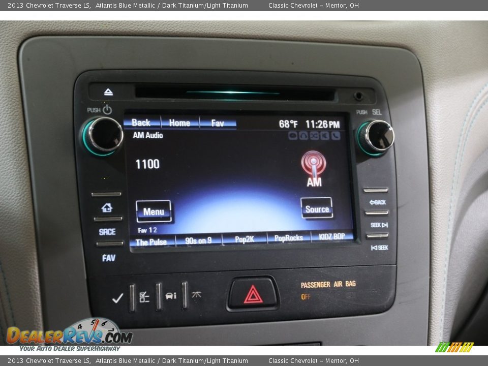 Audio System of 2013 Chevrolet Traverse LS Photo #10