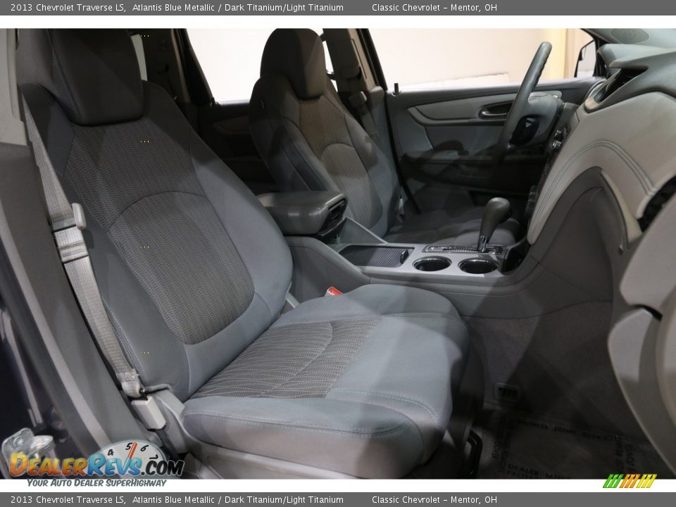 2013 Chevrolet Traverse LS Atlantis Blue Metallic / Dark Titanium/Light Titanium Photo #13