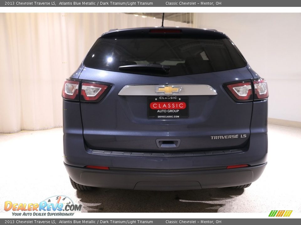 2013 Chevrolet Traverse LS Atlantis Blue Metallic / Dark Titanium/Light Titanium Photo #17