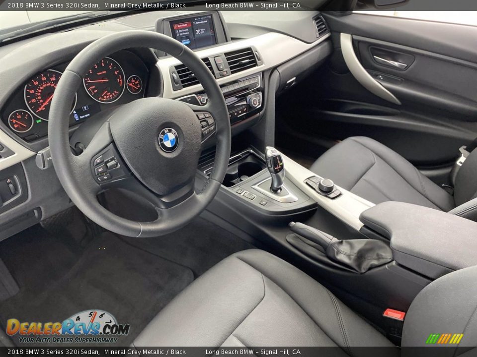 2018 BMW 3 Series 320i Sedan Mineral Grey Metallic / Black Photo #16
