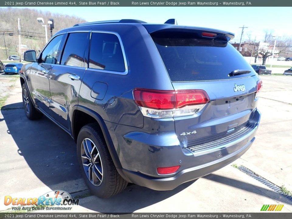 2021 Jeep Grand Cherokee Limited 4x4 Slate Blue Pearl / Black Photo #3