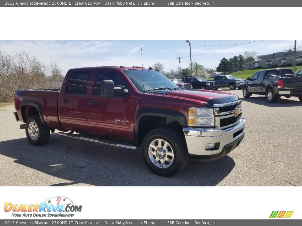 2013 Chevrolet Silverado 2500HD LT Crew Cab 4x4 Deep Ruby Metallic / Ebony Photo #7