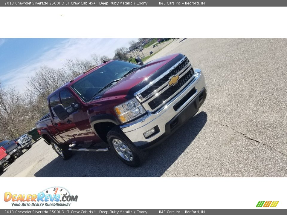 2013 Chevrolet Silverado 2500HD LT Crew Cab 4x4 Deep Ruby Metallic / Ebony Photo #8