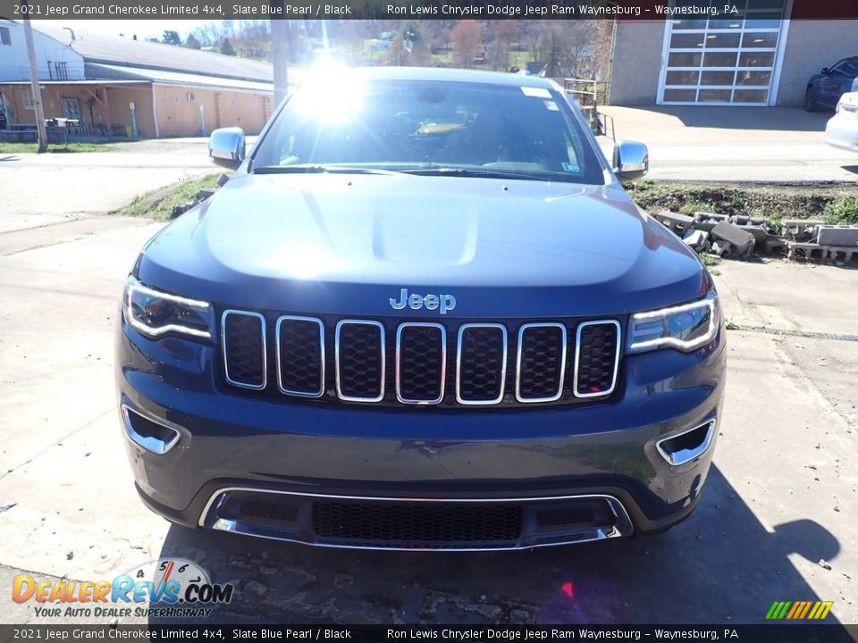 2021 Jeep Grand Cherokee Limited 4x4 Slate Blue Pearl / Black Photo #8