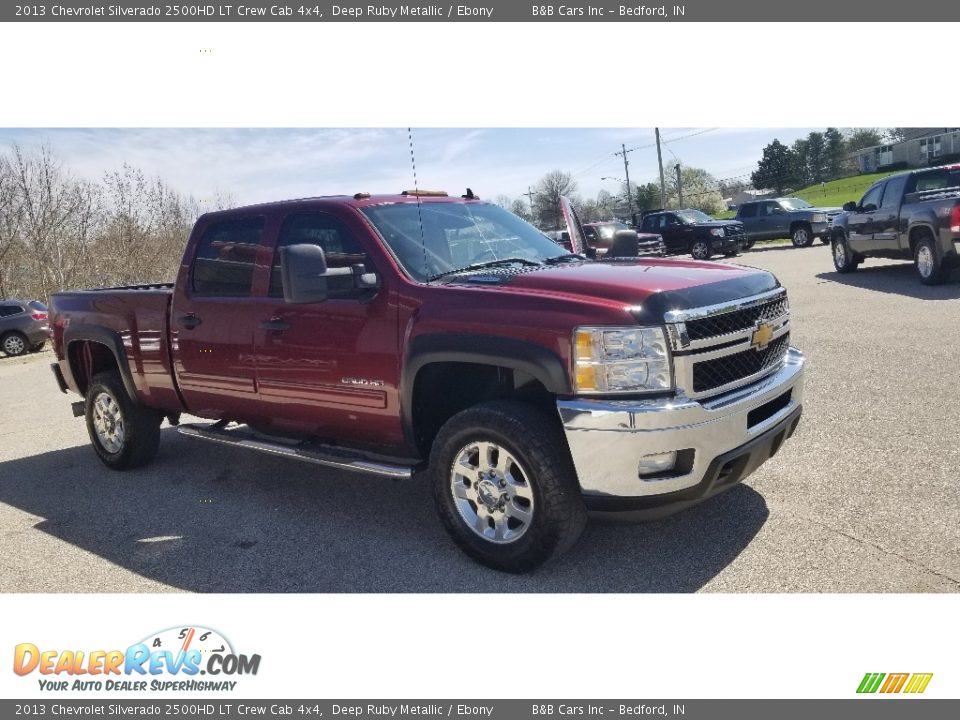 2013 Chevrolet Silverado 2500HD LT Crew Cab 4x4 Deep Ruby Metallic / Ebony Photo #26