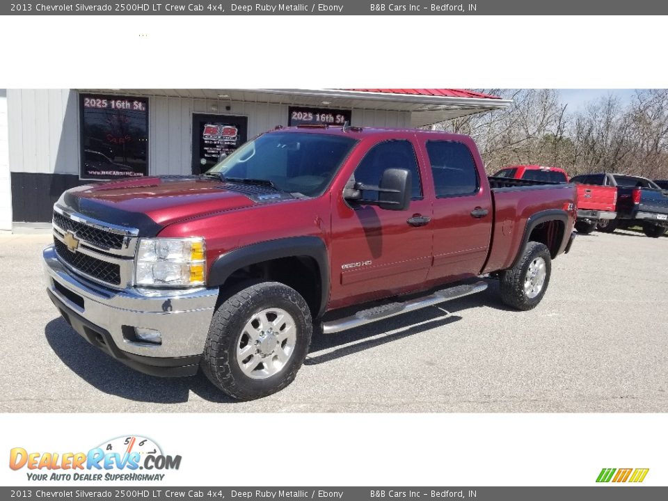 2013 Chevrolet Silverado 2500HD LT Crew Cab 4x4 Deep Ruby Metallic / Ebony Photo #27