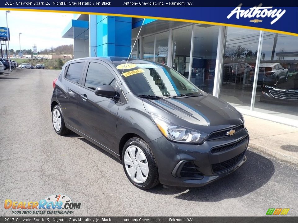 2017 Chevrolet Spark LS Nightfall Gray Metallic / Jet Black Photo #1