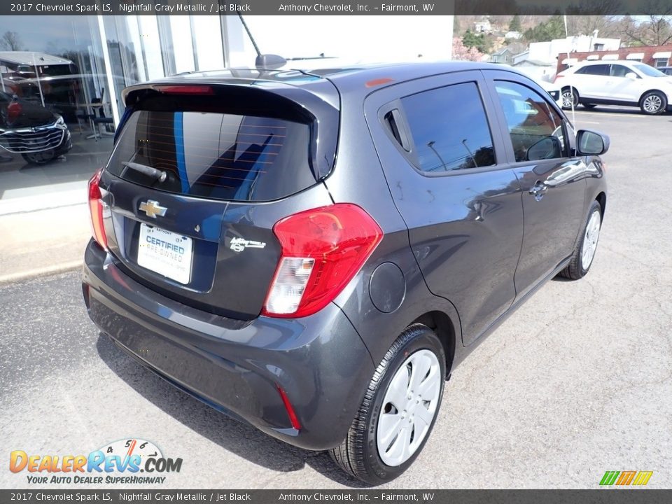 2017 Chevrolet Spark LS Nightfall Gray Metallic / Jet Black Photo #3