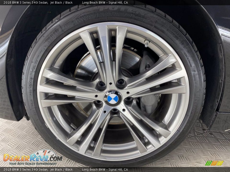 2018 BMW 3 Series 340i Sedan Jet Black / Black Photo #6