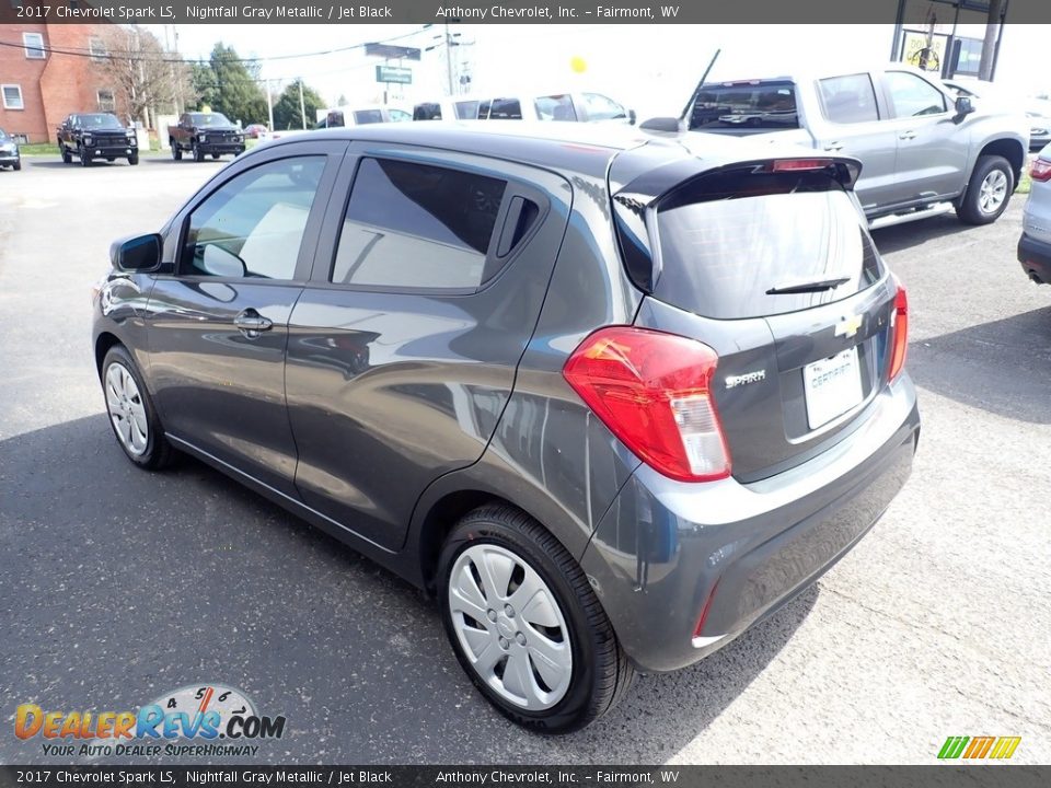 2017 Chevrolet Spark LS Nightfall Gray Metallic / Jet Black Photo #5