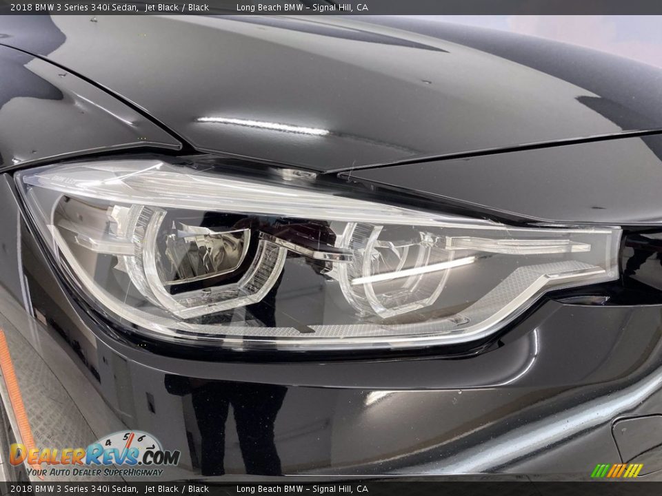 2018 BMW 3 Series 340i Sedan Jet Black / Black Photo #7