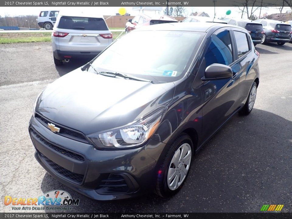 2017 Chevrolet Spark LS Nightfall Gray Metallic / Jet Black Photo #7