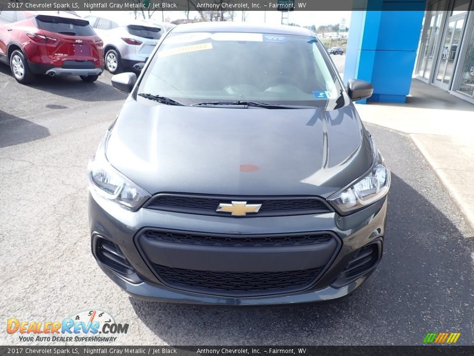 2017 Chevrolet Spark LS Nightfall Gray Metallic / Jet Black Photo #8