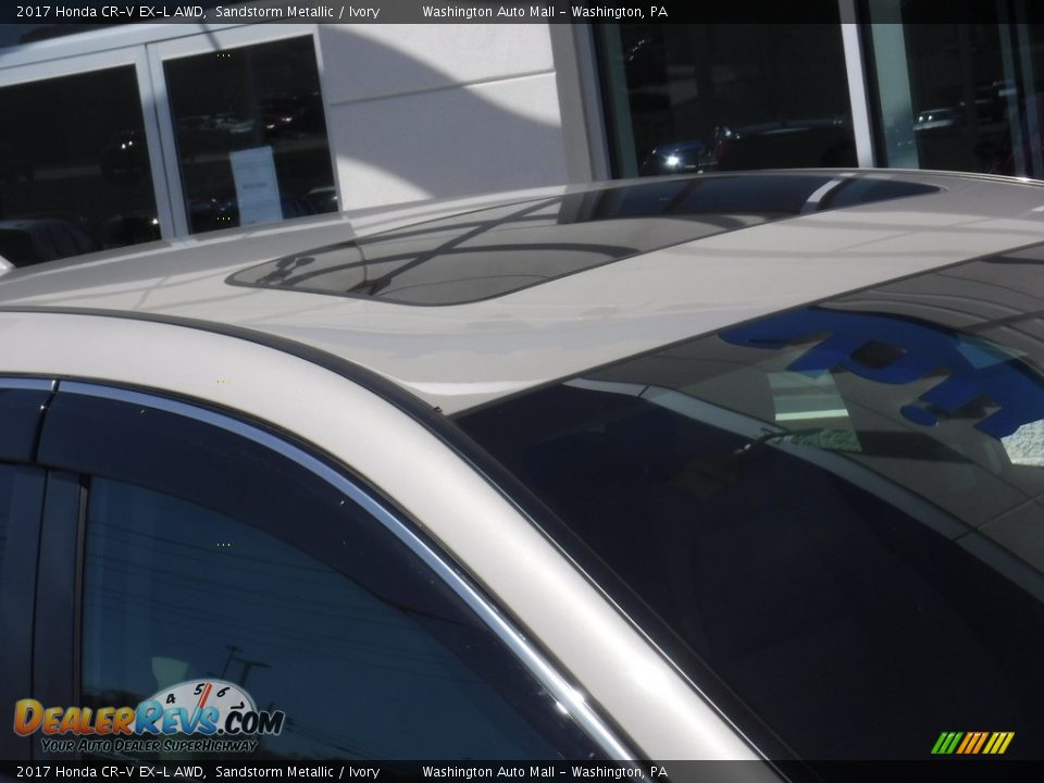 2017 Honda CR-V EX-L AWD Sandstorm Metallic / Ivory Photo #3