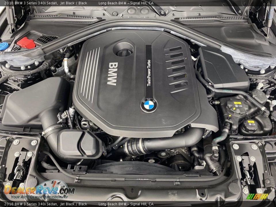 2018 BMW 3 Series 340i Sedan Jet Black / Black Photo #12