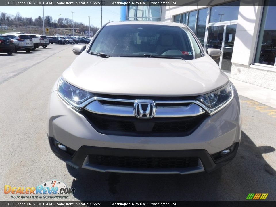 2017 Honda CR-V EX-L AWD Sandstorm Metallic / Ivory Photo #4
