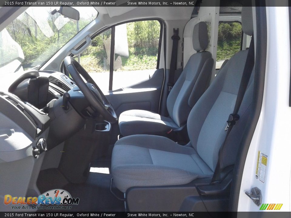 2015 Ford Transit Van 150 LR Regular Oxford White / Pewter Photo #12