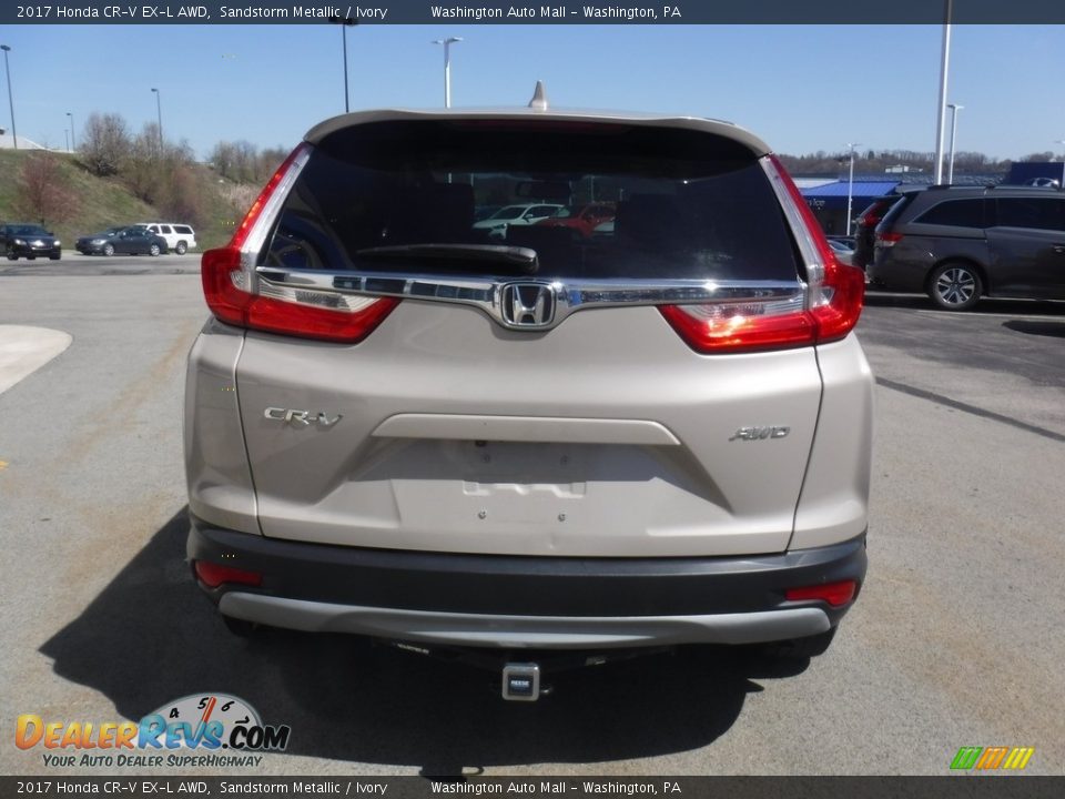 2017 Honda CR-V EX-L AWD Sandstorm Metallic / Ivory Photo #8