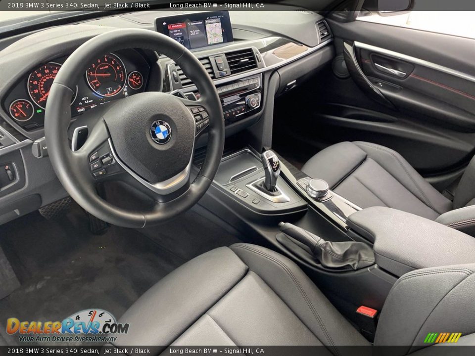 2018 BMW 3 Series 340i Sedan Jet Black / Black Photo #16