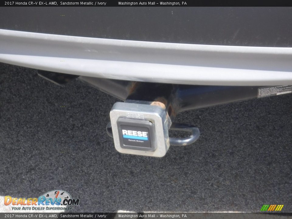 2017 Honda CR-V EX-L AWD Sandstorm Metallic / Ivory Photo #9