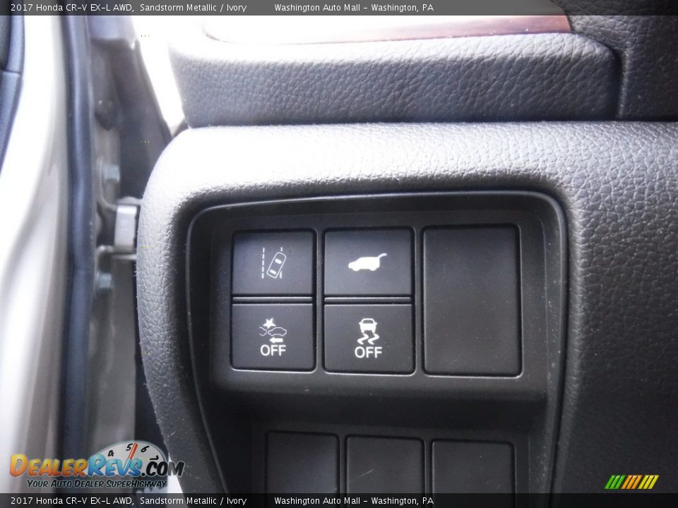 2017 Honda CR-V EX-L AWD Sandstorm Metallic / Ivory Photo #14