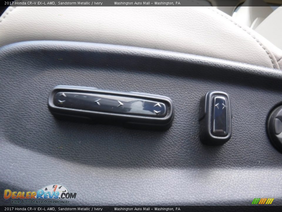 2017 Honda CR-V EX-L AWD Sandstorm Metallic / Ivory Photo #15