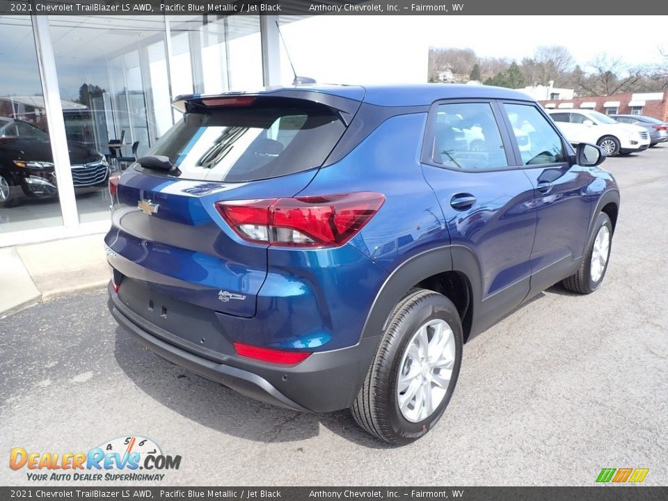 2021 Chevrolet TrailBlazer LS AWD Pacific Blue Metallic / Jet Black Photo #3