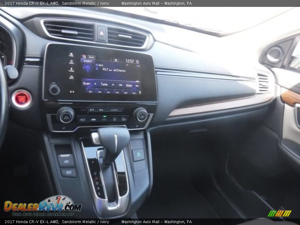 2017 Honda CR-V EX-L AWD Sandstorm Metallic / Ivory Photo #17