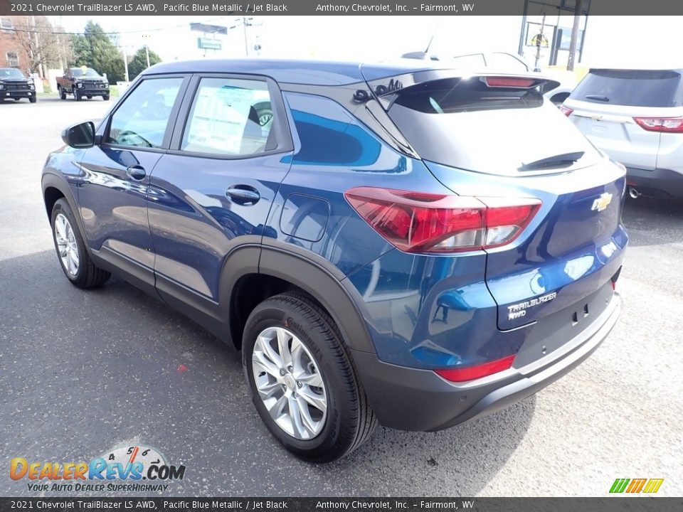 2021 Chevrolet TrailBlazer LS AWD Pacific Blue Metallic / Jet Black Photo #5