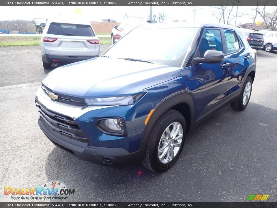 2021 Chevrolet TrailBlazer LS AWD Pacific Blue Metallic / Jet Black Photo #6