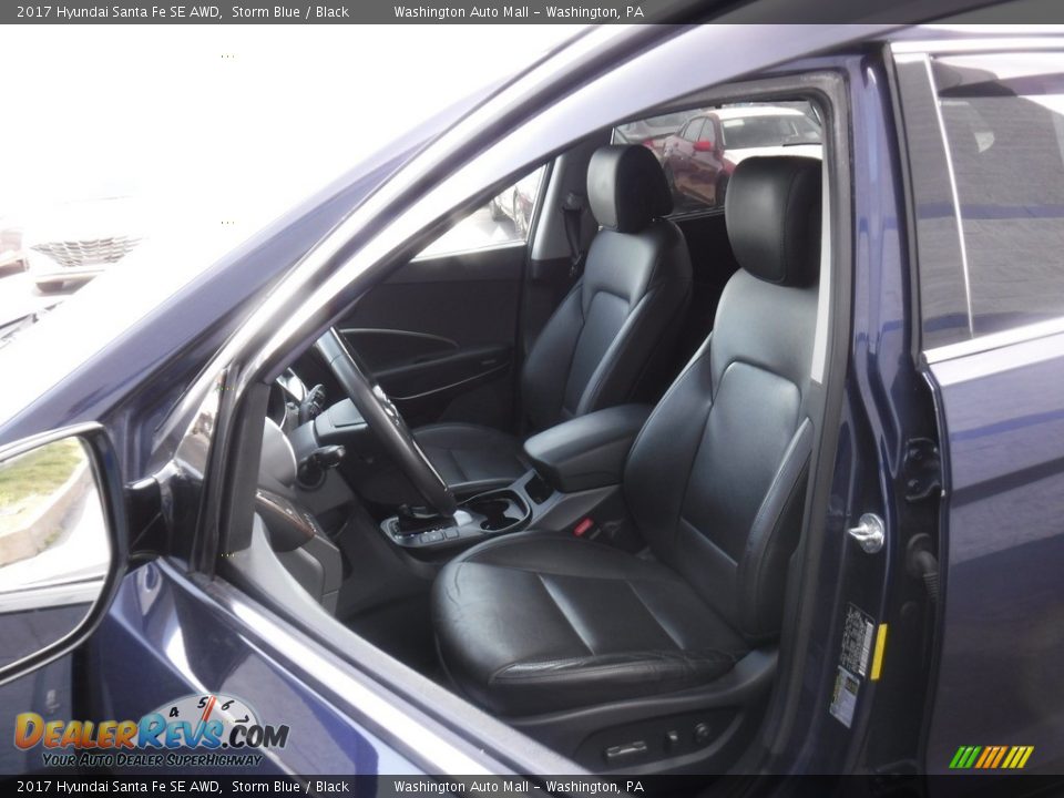 2017 Hyundai Santa Fe SE AWD Storm Blue / Black Photo #15