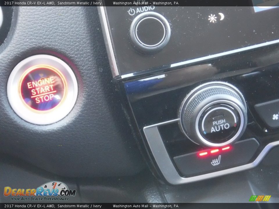 2017 Honda CR-V EX-L AWD Sandstorm Metallic / Ivory Photo #20