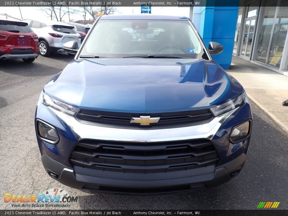 2021 Chevrolet TrailBlazer LS AWD Pacific Blue Metallic / Jet Black Photo #7