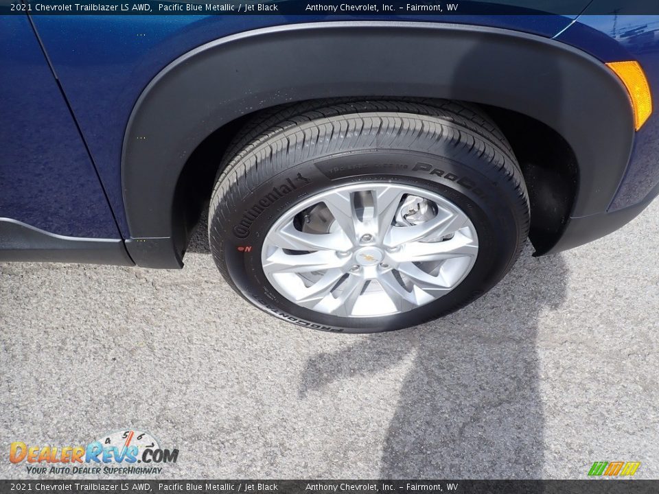 2021 Chevrolet Trailblazer LS AWD Pacific Blue Metallic / Jet Black Photo #8