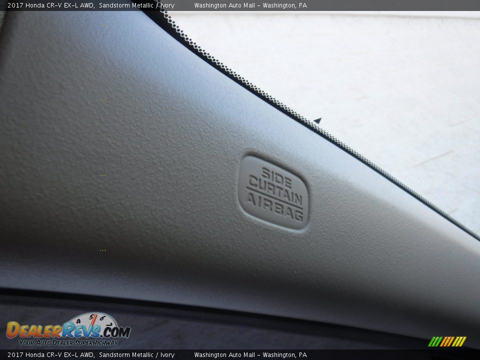 2017 Honda CR-V EX-L AWD Sandstorm Metallic / Ivory Photo #22