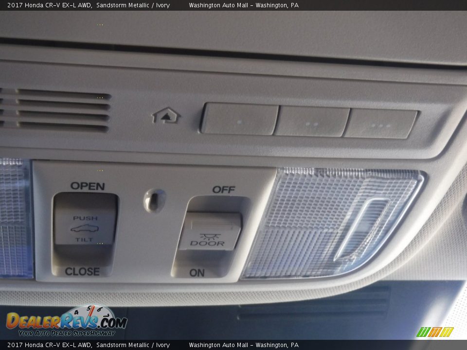 2017 Honda CR-V EX-L AWD Sandstorm Metallic / Ivory Photo #23
