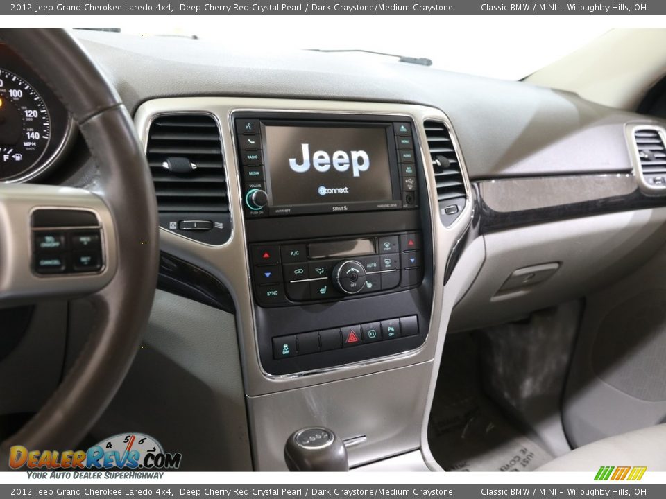 2012 Jeep Grand Cherokee Laredo 4x4 Deep Cherry Red Crystal Pearl / Dark Graystone/Medium Graystone Photo #9