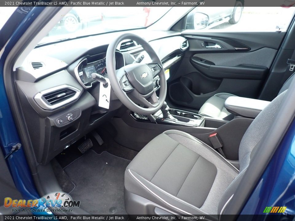 2021 Chevrolet TrailBlazer LS AWD Pacific Blue Metallic / Jet Black Photo #12