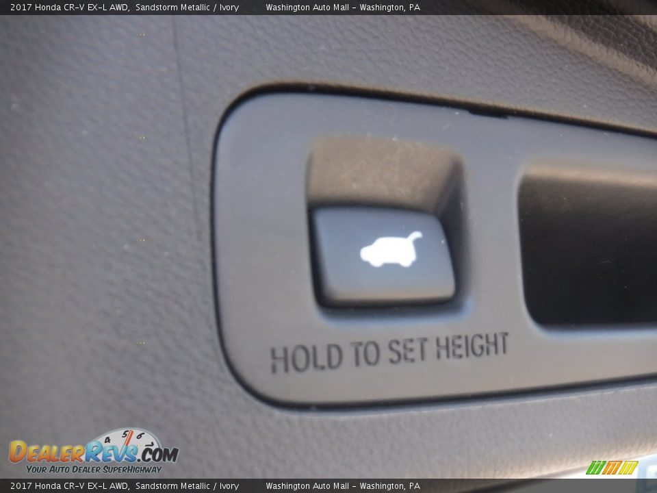 2017 Honda CR-V EX-L AWD Sandstorm Metallic / Ivory Photo #26