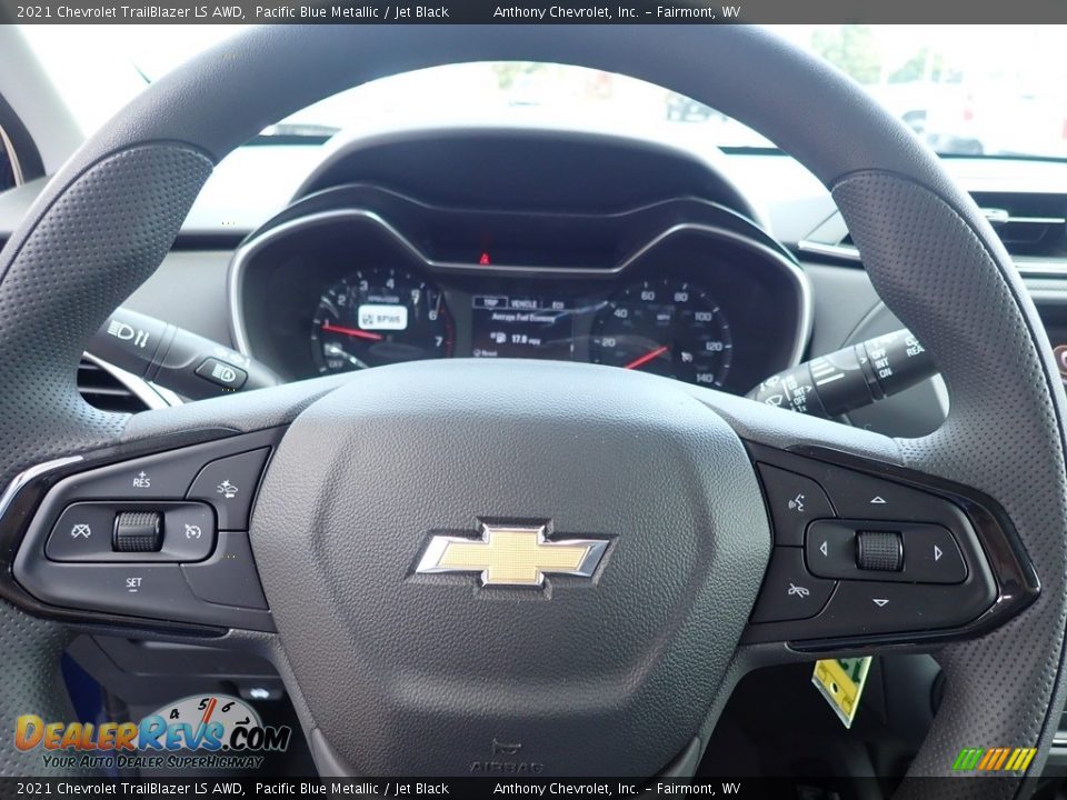 2021 Chevrolet TrailBlazer LS AWD Pacific Blue Metallic / Jet Black Photo #17