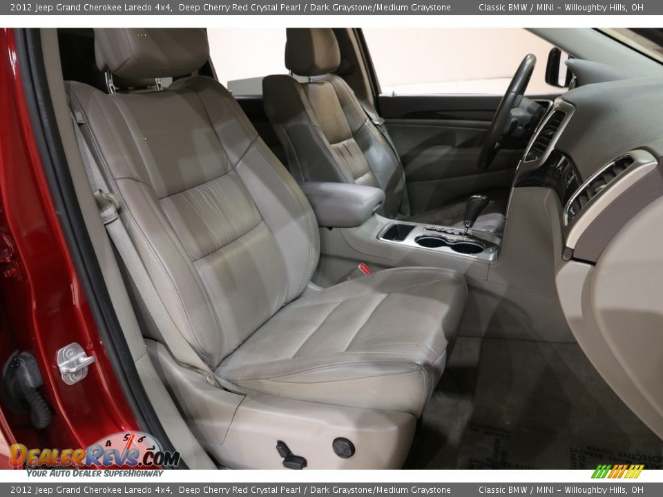 2012 Jeep Grand Cherokee Laredo 4x4 Deep Cherry Red Crystal Pearl / Dark Graystone/Medium Graystone Photo #16