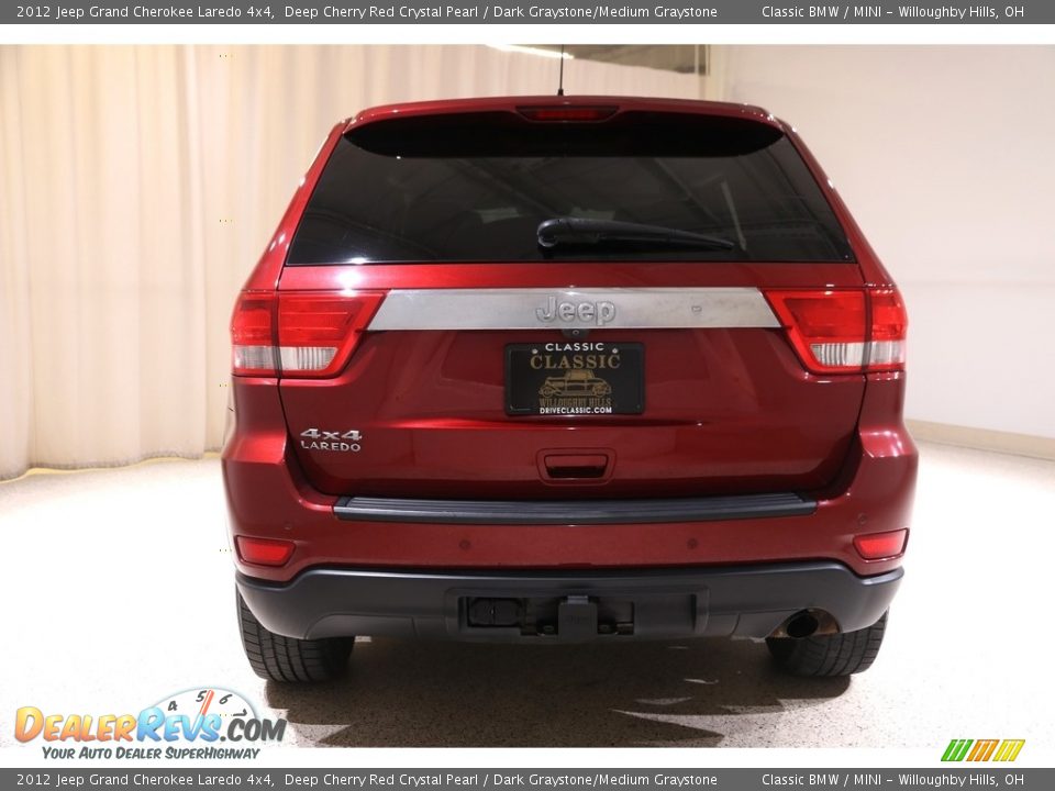 2012 Jeep Grand Cherokee Laredo 4x4 Deep Cherry Red Crystal Pearl / Dark Graystone/Medium Graystone Photo #20