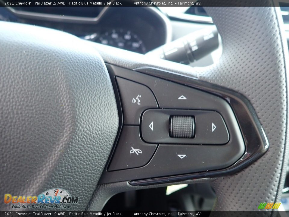 2021 Chevrolet TrailBlazer LS AWD Pacific Blue Metallic / Jet Black Photo #21