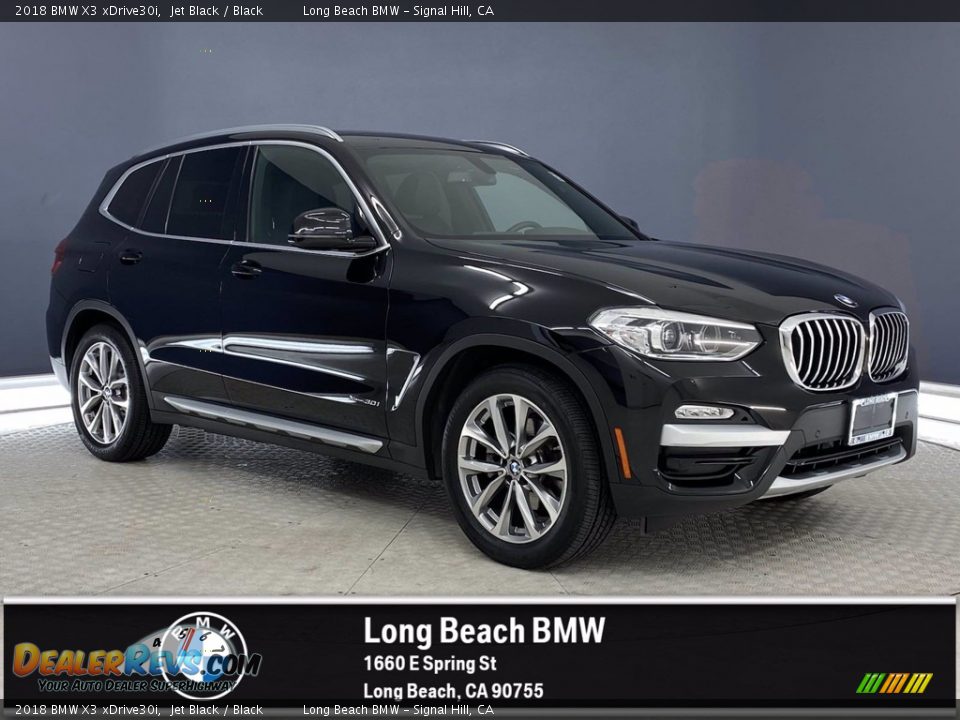 2018 BMW X3 xDrive30i Jet Black / Black Photo #1