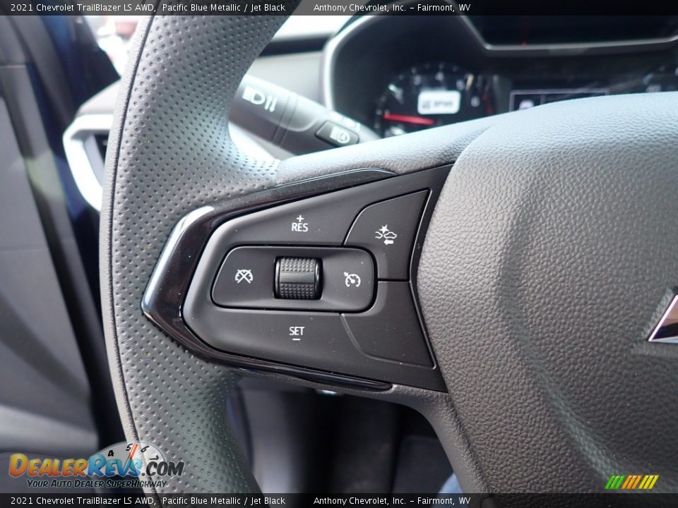 2021 Chevrolet TrailBlazer LS AWD Pacific Blue Metallic / Jet Black Photo #22
