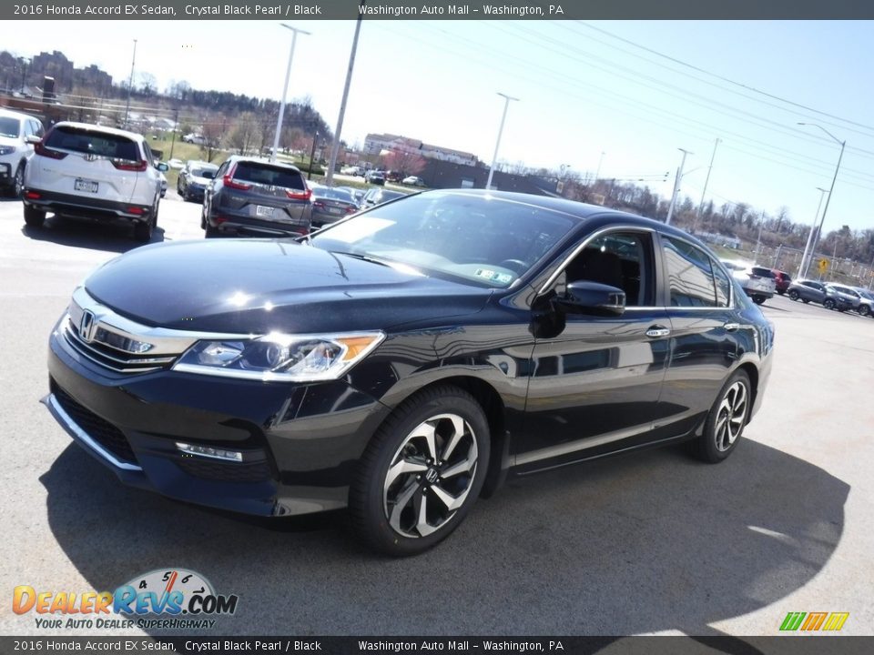 2016 Honda Accord EX Sedan Crystal Black Pearl / Black Photo #6