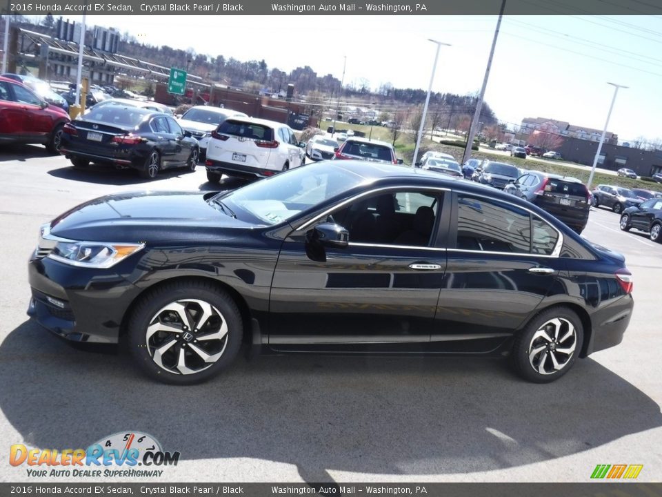 2016 Honda Accord EX Sedan Crystal Black Pearl / Black Photo #7