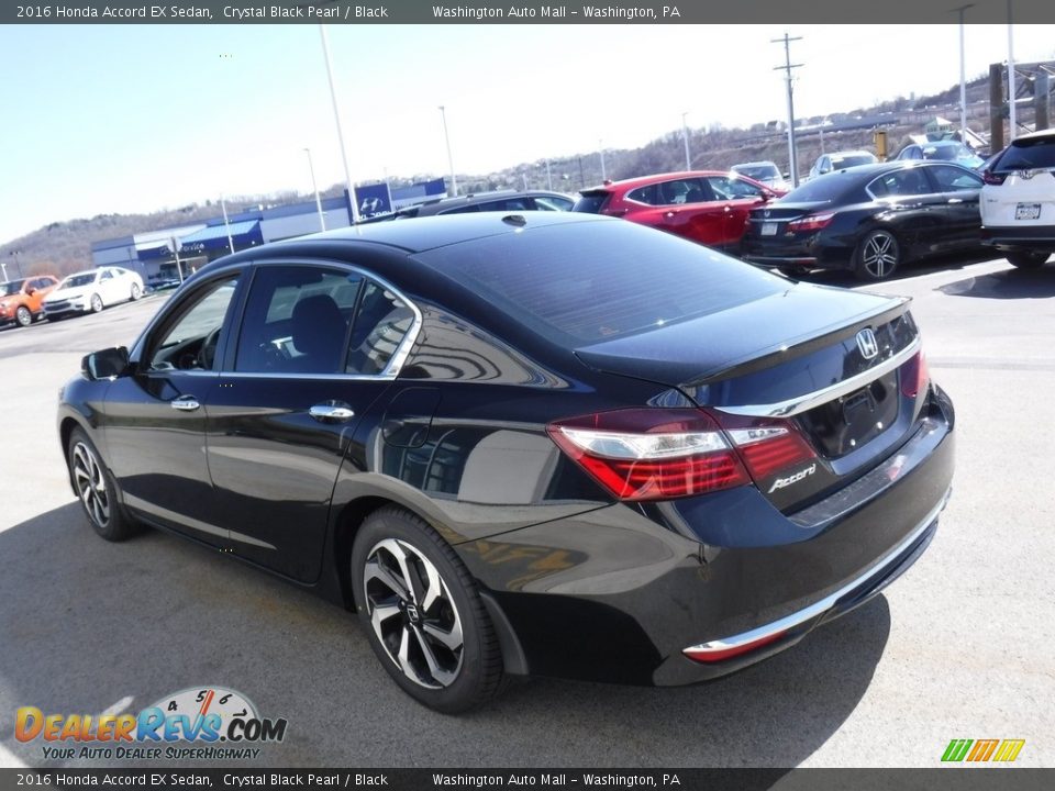 2016 Honda Accord EX Sedan Crystal Black Pearl / Black Photo #8