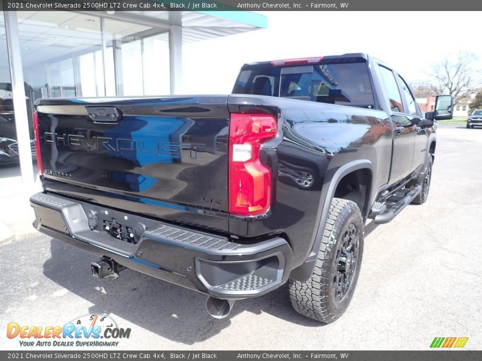 2021 Chevrolet Silverado 2500HD LTZ Crew Cab 4x4 Black / Jet Black Photo #3
